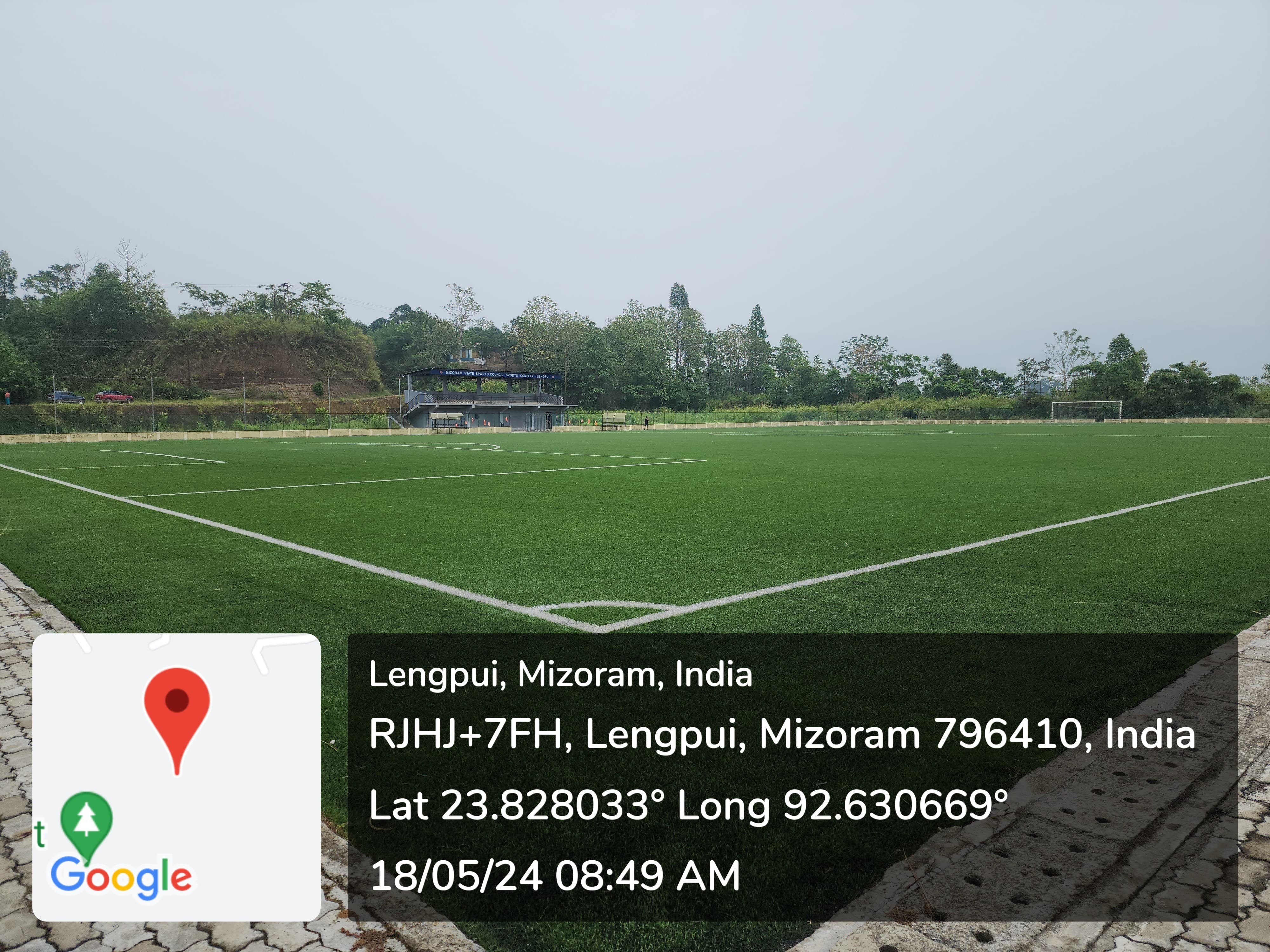 Synthetic Turf Football Ground Lengpui -6