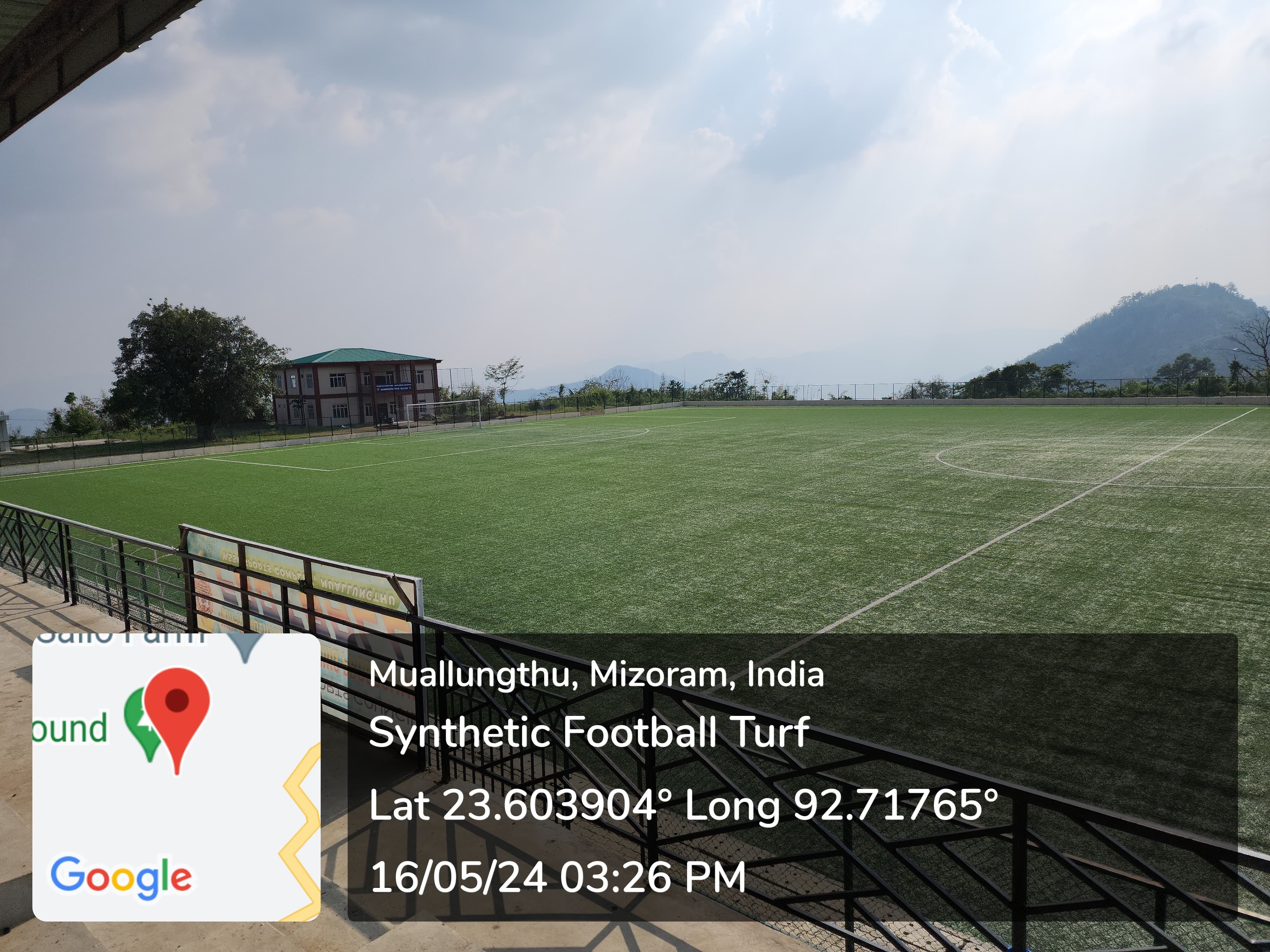 Synthetic Turf football Ground Muallungthu -7