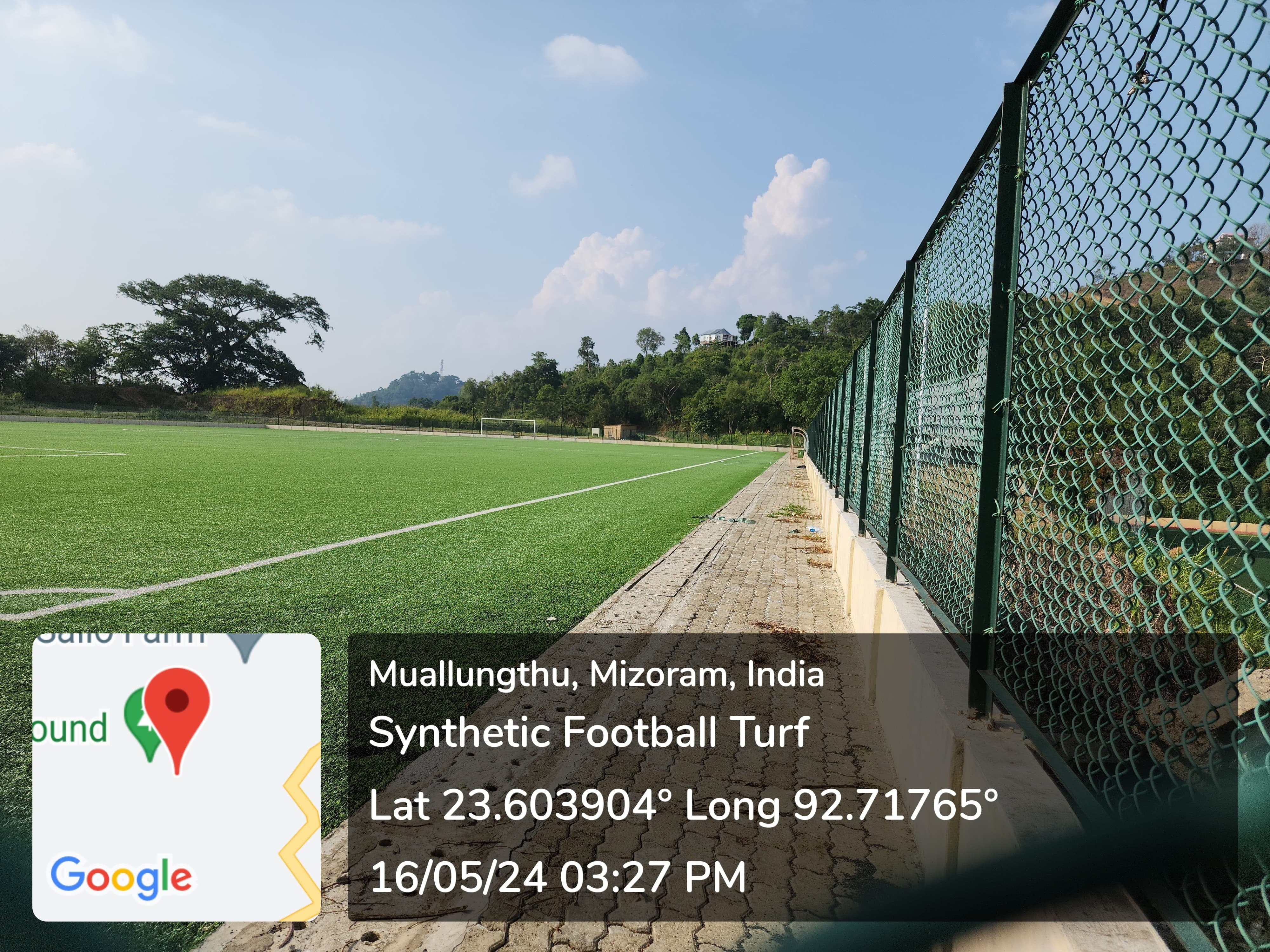 Synthetic Turf football Ground Muallungthu -8