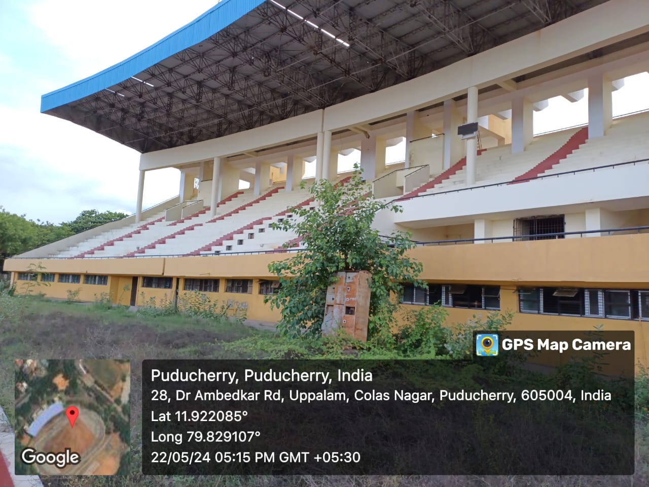 Construction of Synthetic Athletic Track at Indira Gandhi Sports Complex, Uppallam, District Puducherry