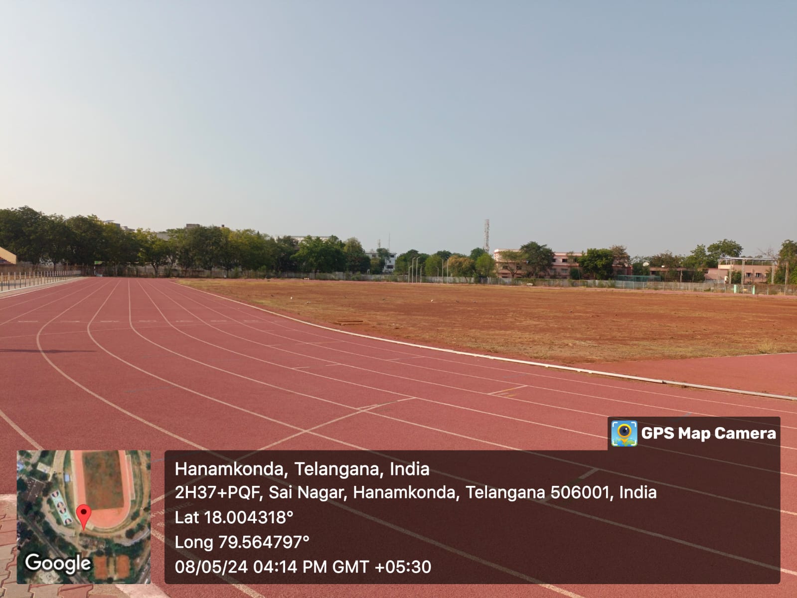 Laying of Synthetic Athletic Track at District Karimnagar