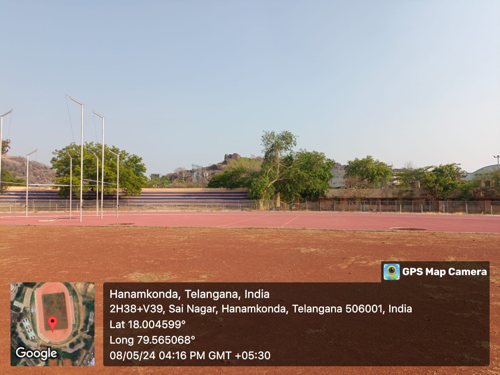 Laying of Synthetic Athletic Track at District Karimnagar