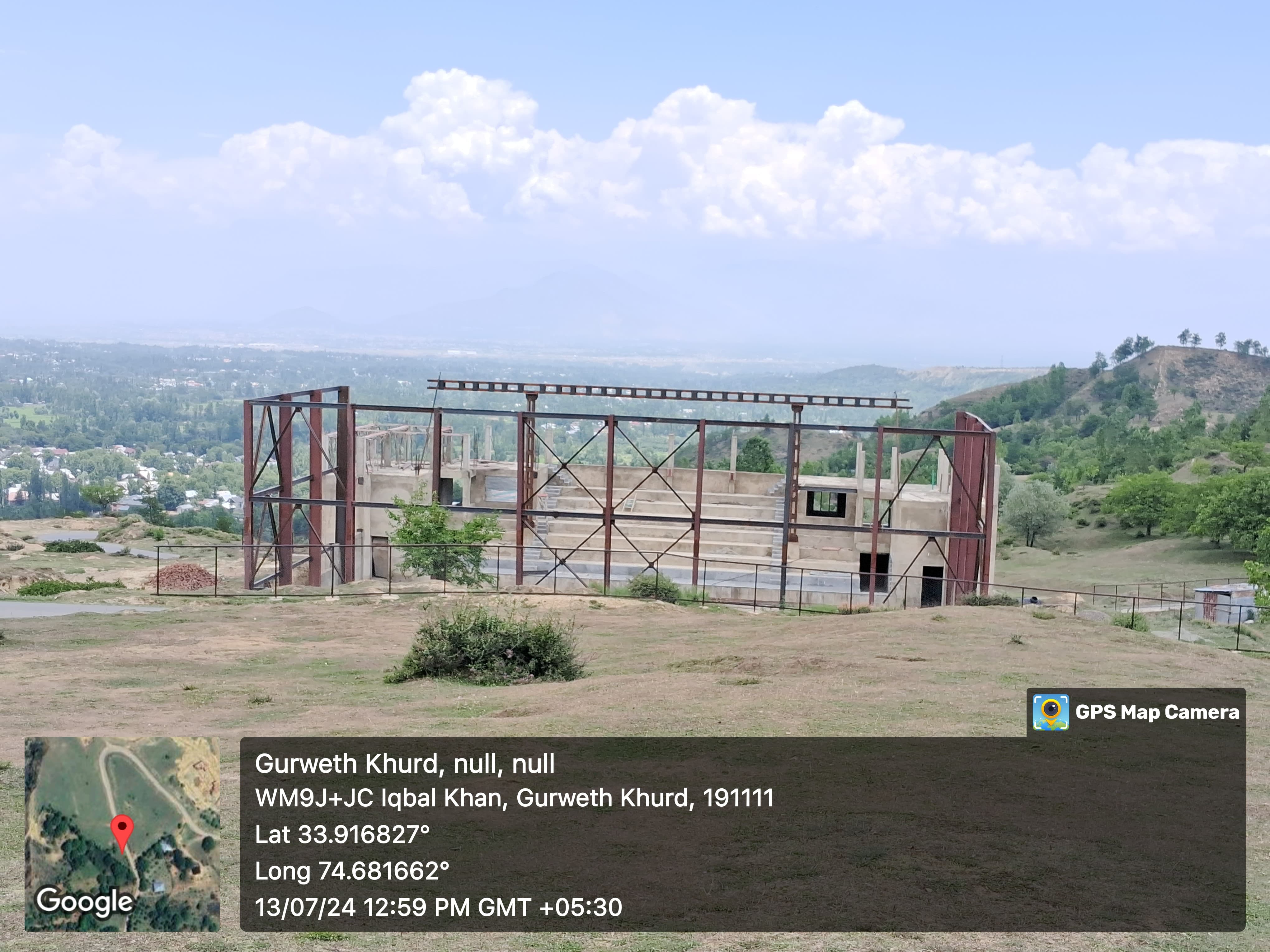 Construction of Multi-Purpose Hall at Shalnar, Argam, District Budgam