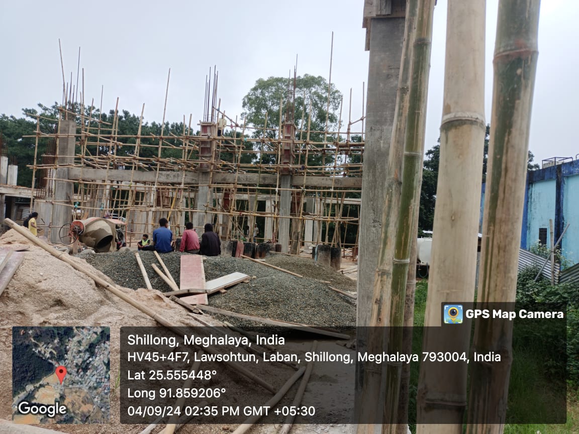 Construction of Multi Purpose Indoor Hall at Lummawbah, Shifted to Lawsohtun East Khasi Hills District