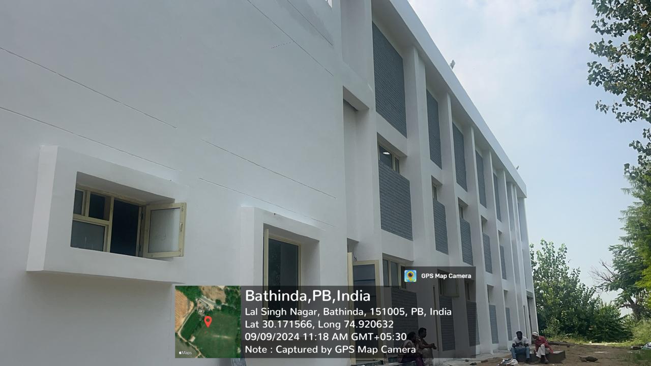 Construction of Multi-Purpose Hall at Maharaja Ranjit Singh Technical University,District Bathinda