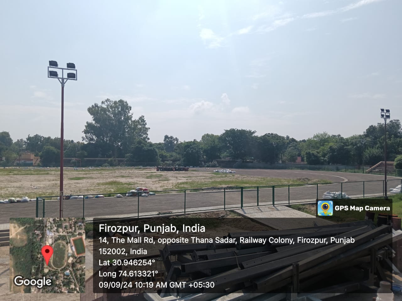 Synthetic Athletic Track at Shaheed Bhagat Singh Stadium, District Ferozepur