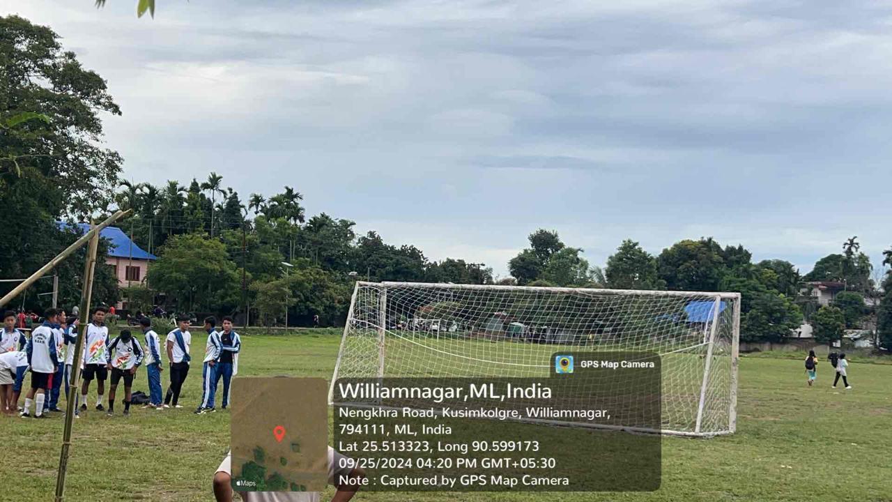 Laying of Synthetic Football Turf including sub base at Madan Centre playground Kharbuli Nongkrem