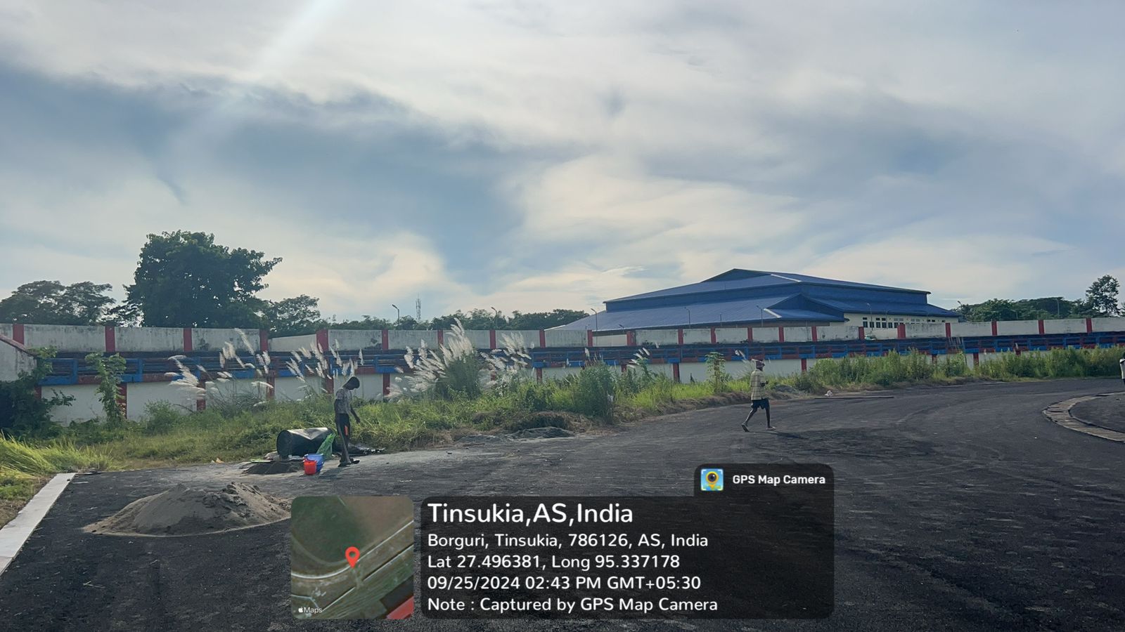 Laying of Synthetic Athletic Track and construction of sub base, drainage and chain link at SAI SAG Centre, District Tinsukia