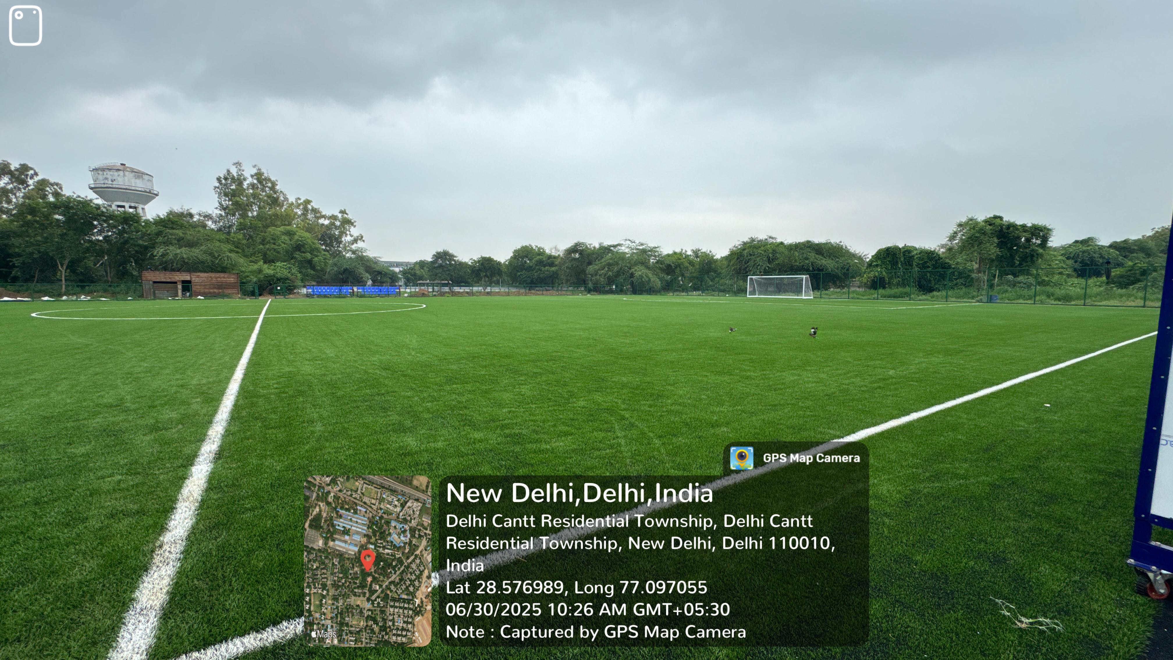 Astro Turf Football Ground with Changing Room, Seating Facility and Washroom at Old Pinto Park (Behind Gurudwara) Air Force Station Palam, Delhi