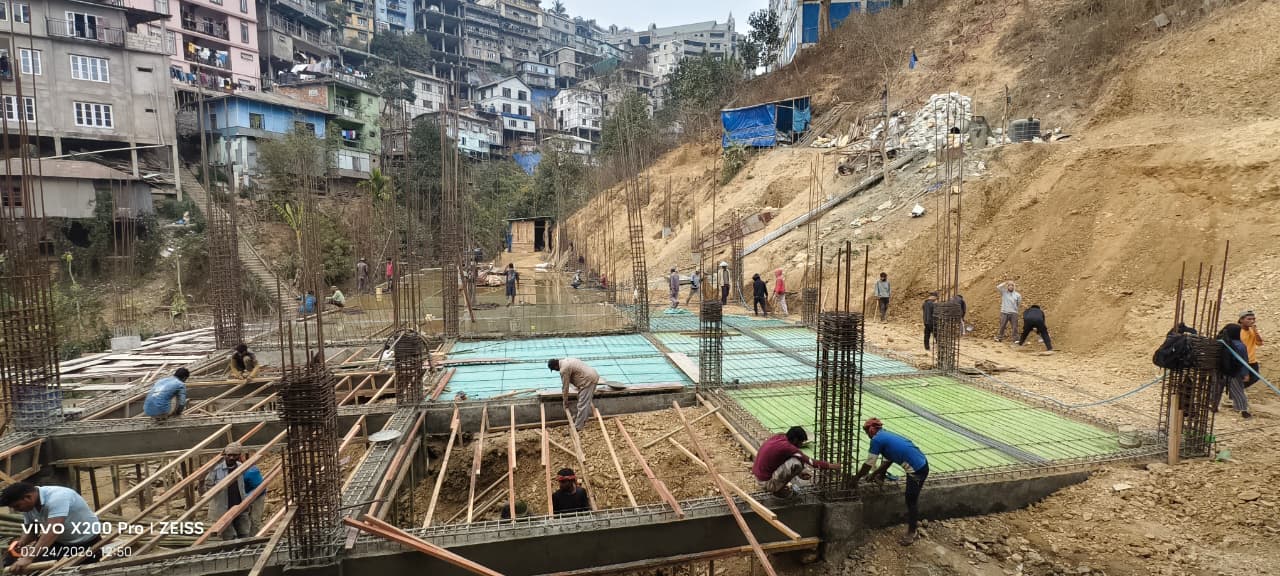 Construction of Multipurpose Hall at Tuikual , Aizawl, Mizoram