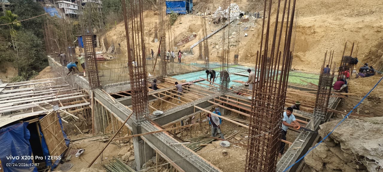 Construction of Multipurpose Hall at Tuikual , Aizawl, Mizoram