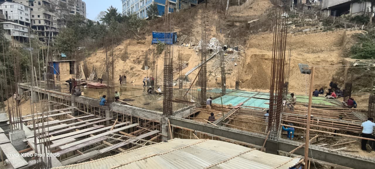 Construction of Multipurpose Hall at Tuikual , Aizawl, Mizoram