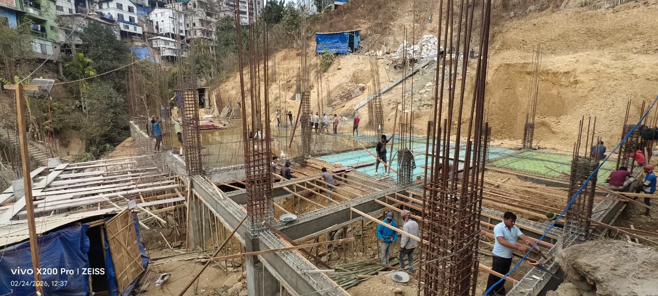 Construction of Multipurpose Hall at Tuikual , Aizawl, Mizoram