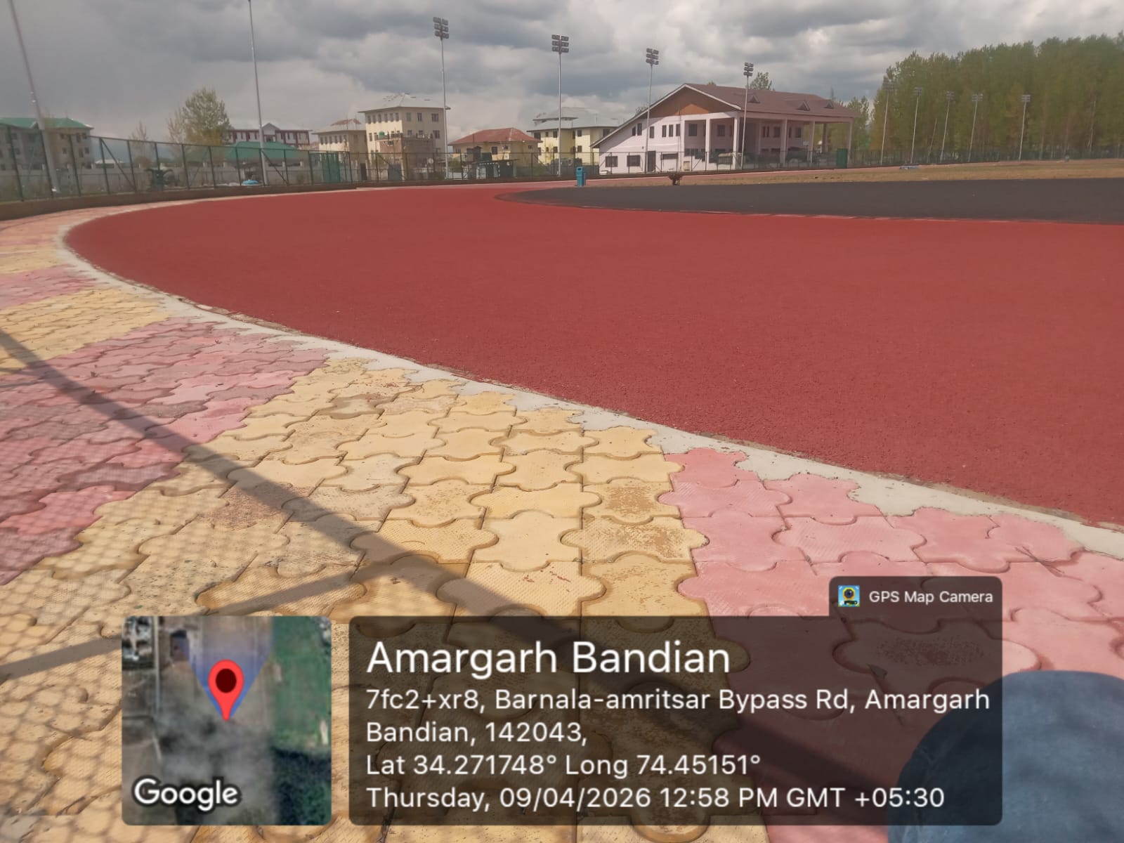 Synthetic Athletic Track at Sports Stadium, Tulibal Sopore, District Baramulla