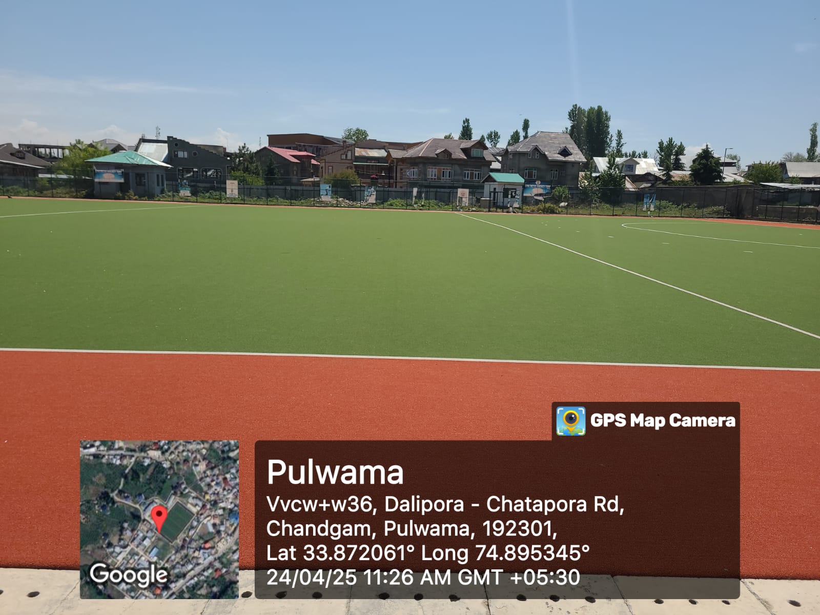 Synthetic Athletic Track at Islamic University of Science & Technology (IUST) Awantipora, District Pulwama