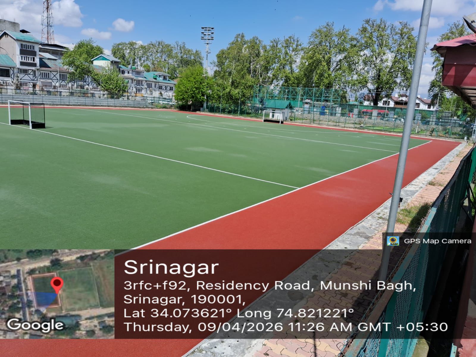 Construction of Synthetic Hockey Turf at Pologround, District Srinagar