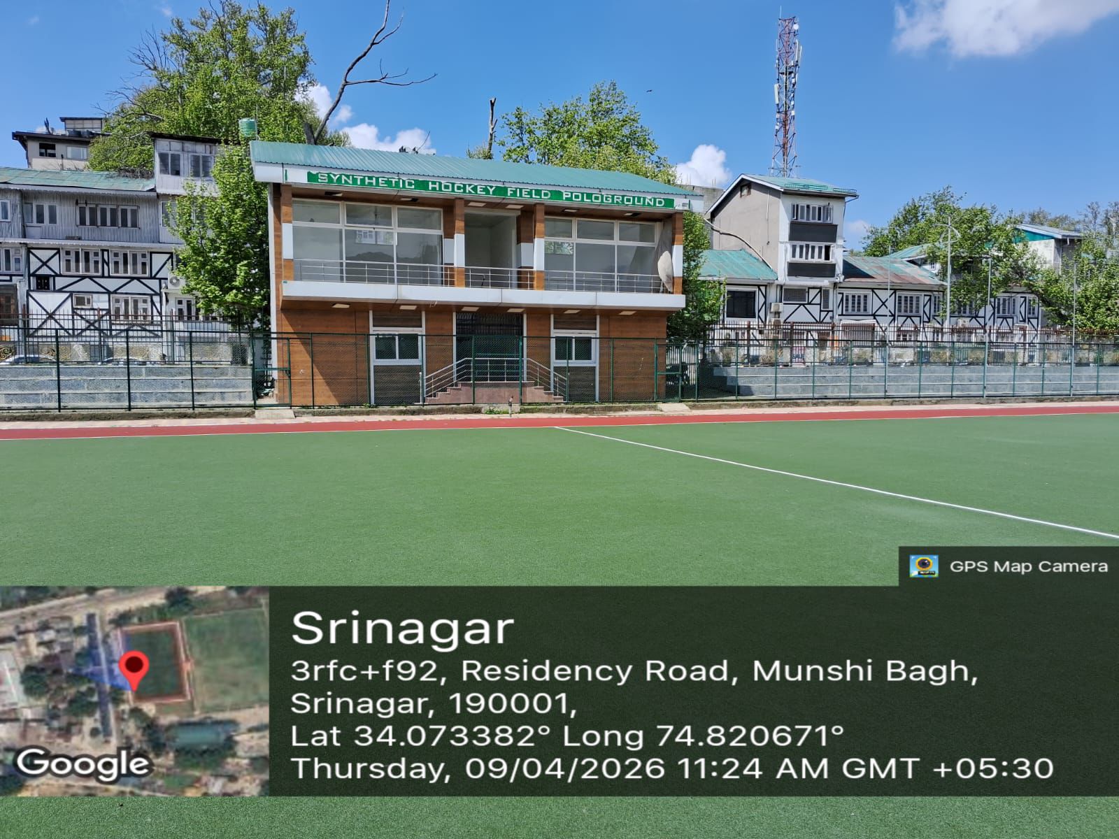 Construction of Synthetic Hockey Turf at Pologround, District Srinagar