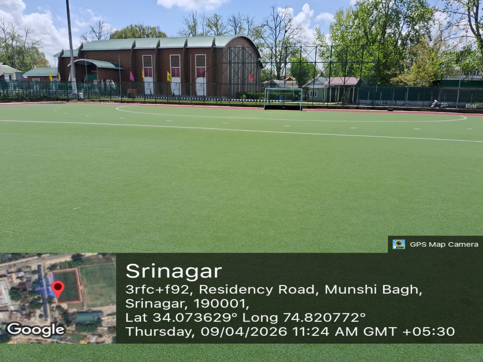 Construction of Synthetic Hockey Turf at Pologround, District Srinagar